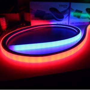 China Vue supérieure carré LED néon flex numérique RGB Pixel lumières de Noël, rgb LED néon flex 24v supplier