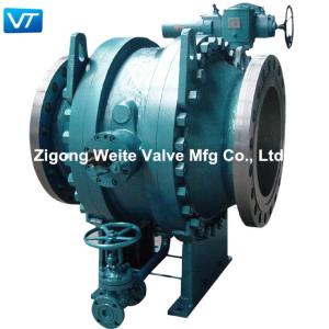 China Controle elétrico do PLC do API 6D válvulas fixas do poder da água da régua das hidro supplier