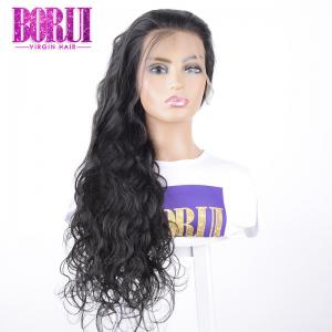 China 250% Density Custom Lace Wigs Body Wave Lace Front Wig Average Size No Shedding supplier