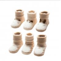 China Newborn infant winter baby socks thick and warm organic cotton baby socks on sale