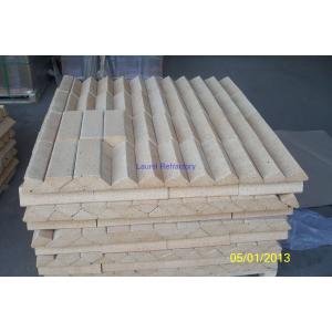 China Industrial High Alumina Fire Clay Brick For Fireplace Sk32 / Sk34 / Sk36 wholesale