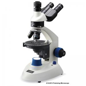 China Polarized Light Microscope Trinocular Head Round Stage A15.0013 supplier