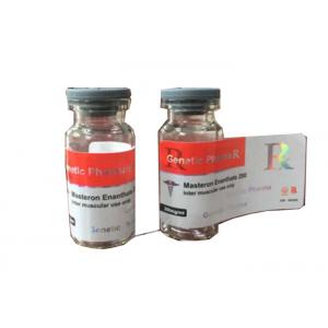 China Masteron Enanthate 200mg Laser Glossy vial Vial Labels For 10ml Injection Vial supplier