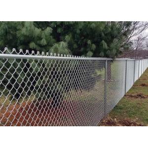 Residential Knuckle Twist Chain Link Fence 11.5 Gauge 6ft Chain Link Fence Fabric