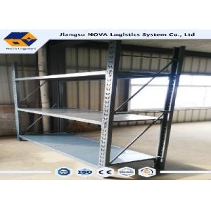 China SGS Cold Rolled Steel Rivet Boltless Shelving 500 - 5000 Kg Per Layer supplier