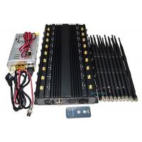 China 5 Cooling Fans WiFi Signal Jammer Block GPS VHF UHF Lojack 315 433 868 18 Bands on sale