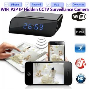 China T8S 720P Alarm Clock WIFI P2P IP Spy Hidden Camera Home Security CCTV Surveillance DVR with Android/iOS App Control supplier