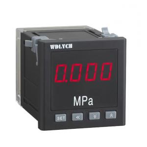 72*72mm Digital Pressure Meter , Digital Water Pressure Gauge With Transducing Output