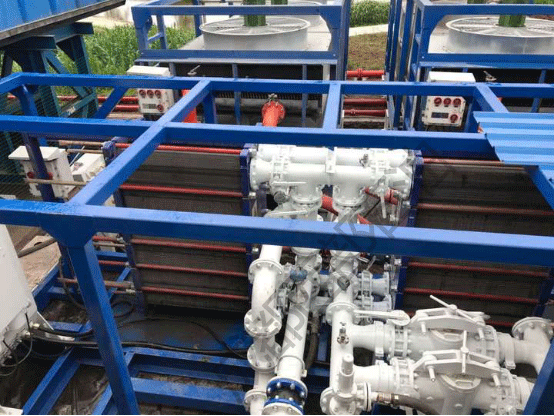 China Drilling Oil Sludge Treatment System High Temperature Seawater Mud Cooling System wholesale