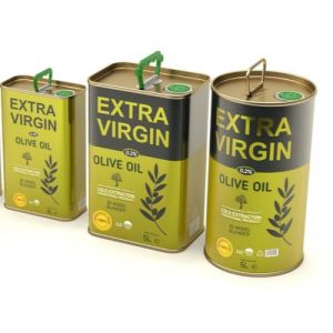 China DADI 1.5L Olive Oil Tin Can 1500ml Food Oil Can Rectangular Tin Olive Oil Containers wholesale