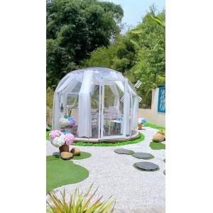 China 3m Clear Bubble Tents Restaurant Outdoor Transparent Bubble Dome With LED Light supplier