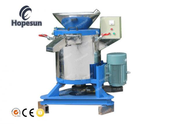 Pet Flakes Plastic Dewatering Machine High Speed Blue White Color Available