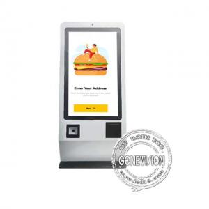 China Desktop Android 24 Inch Touch Screen Self Service Automatic Payment Machine For Restaurant supplier