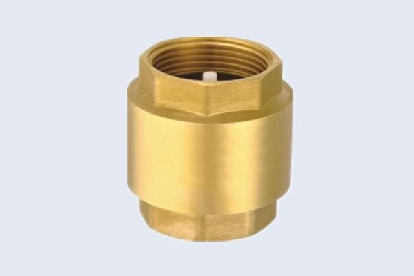 PN10 / 232Psi Brass Spring Check Valve With Plastic Disc
