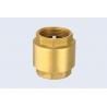 PN10 / 232Psi Brass Spring Check Valve With Plastic Disc