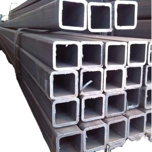 API Black Stainless Steel Rectangular Tube Q215 Stainless Steel Hollow Section 12.75 Mm