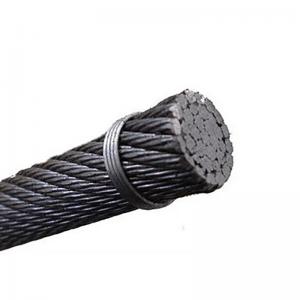 China Grade carbon steel m 72B 60 70 80 Anti Twist Wire Rope for Crane 18X19 High Tensile Cable supplier