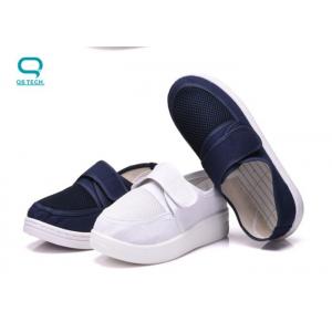 Cleanroom ESD Safety Shoes With PU Sole And Canvas Upper Cover