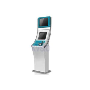 China Dual Screen Automated Payment Kiosk High Validation Rate With Metal Keyboard wholesale