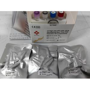 HPV Genotype 2+12 High Risk 16+18 Medium Risk PCR Detection Kit Lyophilized