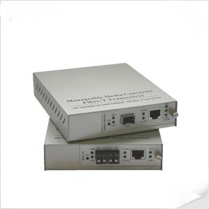 China 10/100/1000Base-T to 1000Base-X SFP One to One Manageable Media Converter (IEEE802.3ah OAM compliant) wholesale