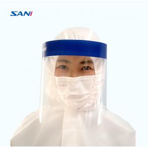 China Anti Fog Transparent PET Plastic Face Shield Dental Disposable Products supplier