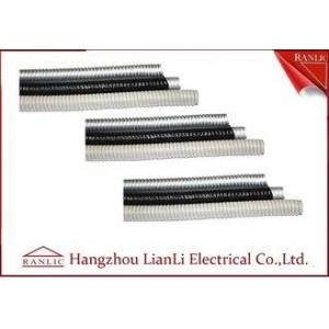Grey / Black Galvanized Steel Flexible Electrical Conduit with PVC Coated