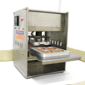 Máquina Tray Lidding Machine Anti Corrosion de encargo del lacre de la tapa de la hoja de la taza SS201 del yogur