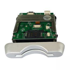 Kiosk Hybrid DIP Card Reader Manual Insertion Metal Bezel RS232 USB Interface