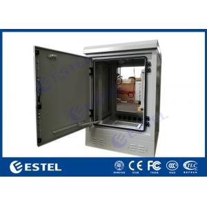 China 1.5mm 15U IP55 Outdoor Solar Cabinet For 19 Inch Equipment supplier