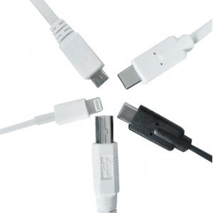 OEM Data Transfer USB Charging Data Cable Nylon Braided 480Mbps