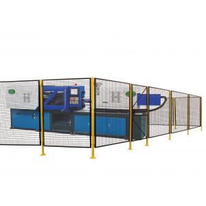 Modular Machine Guarding Panels , Steel Welded Wire Mesh Panel 5’ Wide X 7’ High