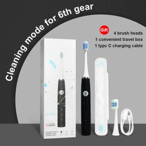 China Electric Sonic Cleaning Oral Care Toothbrushes Rechargeable Optional Brush Head supplier