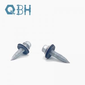 China Hex Flange Roofing Self Tapping Screw Bi Metal With EPDM Washer supplier