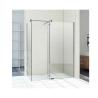 China Forme de ventilateur Deux portes coulissantes Cabine de douche avec verre trempé et demande personnalisée wholesale