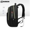 Design Black Large Zipper Backpack , Unisex Use Multi Zipper Backpack