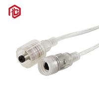 China 18AWG 5.5mm X 2.1mm Male To Male Power Cable DC 5521 2 Pin Waterproof Plug on sale