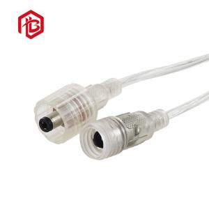 China 18AWG 5.5mm X 2.1mm Male To Male Power Cable DC 5521 2 Pin Waterproof Plug supplier