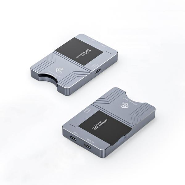 CFexpress TYPE B And XQD Card Reader With USB3.2 Gen2 USB C M.2 NVMe SSD Enclosure