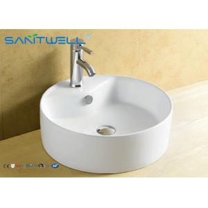 Basin Above Counter Mounting Ceramic Vanity Hand Wash Basin 410*410*145mm
