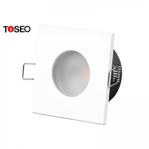 China Square Waterproof Gu10 Recessed Ceiling Downlight 83x83mm Size supplier