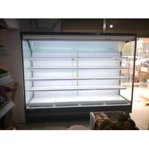 China Energy-Saving Open Display Refrigerated Cabinet for Supermarket with Danfoss Expansion Valve for Dairy Products supplier