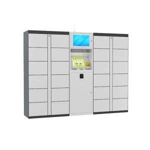 Automated Steel Cabinet Secured Electronic Outdoor Parcel Locker System OEM