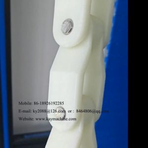 China PVDF Plastic Conveyor Plastic Roller Chain PC40 Double Row Chain RS50P Full PP Chain Flat Plate Chain Engineering Plastic Roller Chain Plastic Chain China manufacturer factory producer wholesale