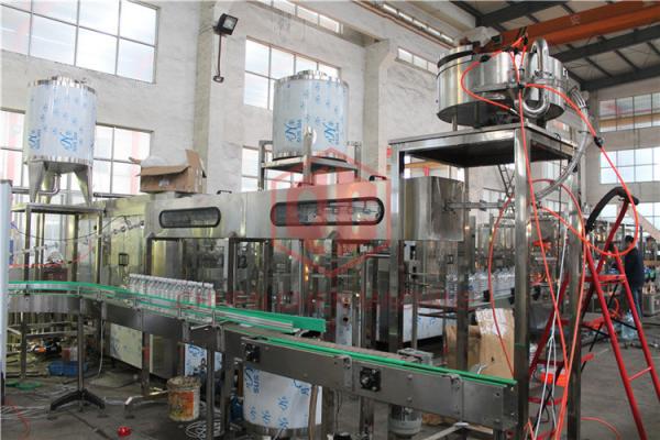 Anti - Foam Plastic Bottle Hot Juice Filling Machine For Beverage Production