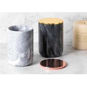 China Top Polished Surface Natural Marble Stone Jar Black And White Color With veins supplier