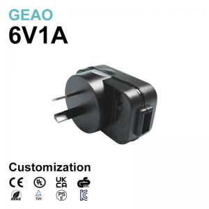 China 6W 6V 1A Mobile Phone USB Charger OEM / ODM Home Wall Charger supplier