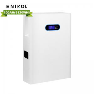 Powerwall 5kw Wall Mounted LiFePo4 Battery 48V 100Ah Solar Lithium Ion Battery