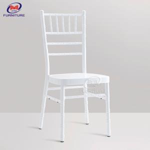 China Stacking Design White Bamboo Chiavari Chair Use For Wedding Reception supplier