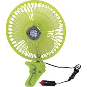 China Plastic Green Car Cooling Fan Full Safety Plastic Guard  8” Oscillating supplier